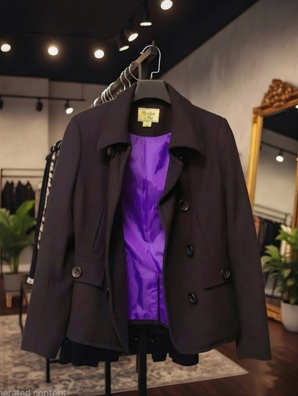 Marilyn & Me - Black Midi Petite Blazer